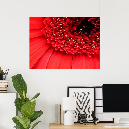 赤 ポスター (ホームオフィス)