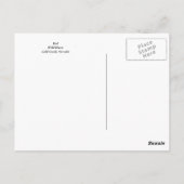 赤 ポストカード (裏面)