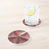 赤/マルーン星コースター コースター (側面)