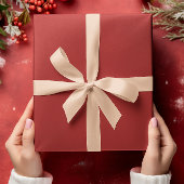 赤 – ラッ伝統的ピング紙無地の転が ラッピングペーパー