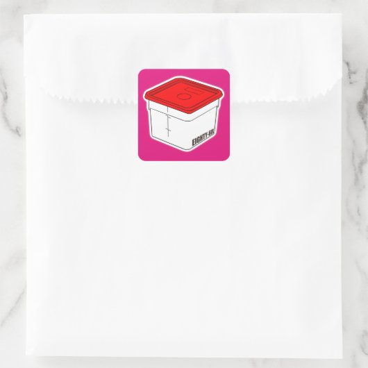 赤（上） スクエアシール (バッグ)