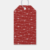 赤 – 伝統的カスタマイズ可能なギフトラベル ギフトタグ (裏面)