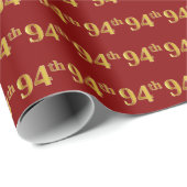 赤、偽の金 94回目のイベント ラッピングペーパー (ロールコーナー)