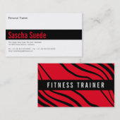 赤 名刺 (正面/裏面)