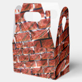 赤、格子や煉瓦の効果に気泡が?メタリ フェイバーボックス (オープン)