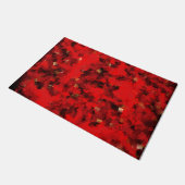 赤，正方形，幾何学的，テクスチャ，格子模様，チェック， ドアマット (アングル)