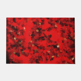 赤,正方形,幾何学的,テクスチャ,格子模様,チェック, ドアマット