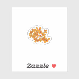 赤、灰色、オレンジ、茶色のビニールカスタムカットシール シール