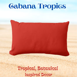 赤/無地のオレンジ色のシェード装飾用クッション ランバークッション