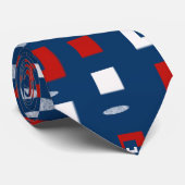 赤、白く及び青のタイ ネクタイ (ロール)