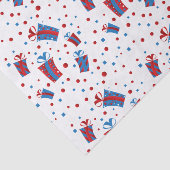 赤、白く青い紙吹雪のギフト 薄葉紙 (詳細)