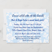 赤、白とフラガール愛国的招待状 招待状 (裏面)