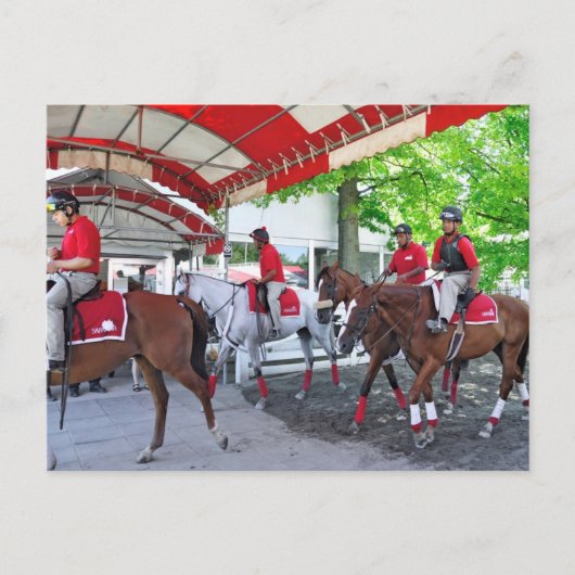 赤 – 白とベイ ポストカード (正面)