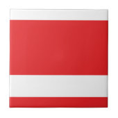 赤 – 白セラミックタイル タイル (正面)