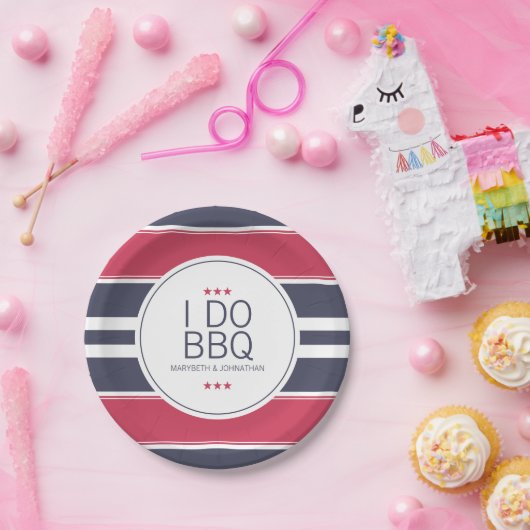 赤、白名門私立校風の、青のウェディングシャワー紙プレート ペーパープレート (パーティー)