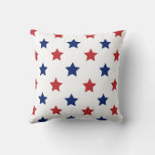 赤、白、および青16 x 16 クッション (裏面)