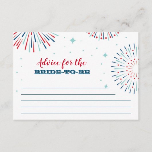 赤、白、そして私は アドバイスカード (正面)