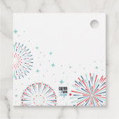 赤、白、そして私も！ ブライダルシャワーフェルトタグ フェイバータグ (裏面)