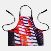 赤(白)と青 エプロン (正面)
