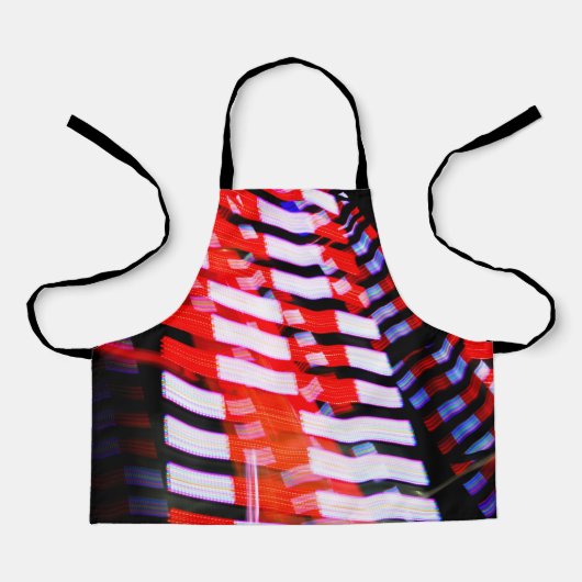 赤(白)と青 エプロン (正面)