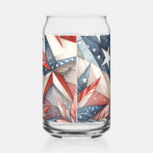 赤（白）と青 ガラス缶 (右)