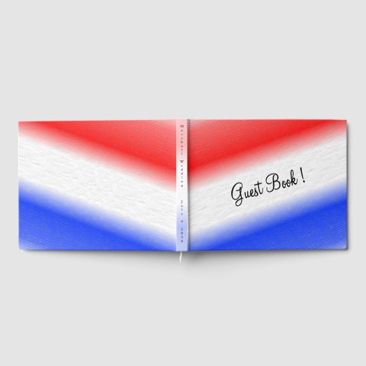 赤（白）と青 ゲストブック (全面)