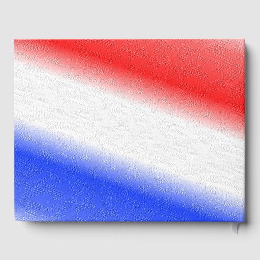 赤（白）と青 ゲストブック (裏面)