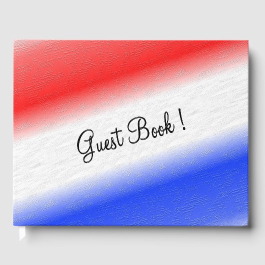 赤（白）と青 ゲストブック (正面)