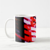 赤（白）と青 コーヒーマグカップ (左)