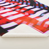 赤（白）と青 シェルパブランケット (3/4)