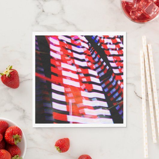 赤（白）と青 スタンダードランチョンナプキン (インサイチュ)