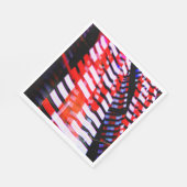 赤（白）と青 スタンダードランチョンナプキン (角)