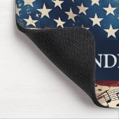 赤（白）と青 マウスパッド (コーナー)