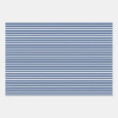 赤（白）と青（青）のストライプ ラッピングペーパーシート (正面3)