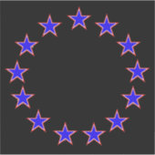 赤（白）と青（青） 13 シール (正面)