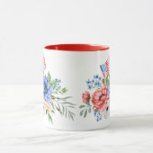 赤（白）と青 God Bless America Mag | God Bless America M マグカップ (中央)