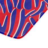 赤、白、はっきりした白 | タイガーストライプグラス カッティングボード (角)