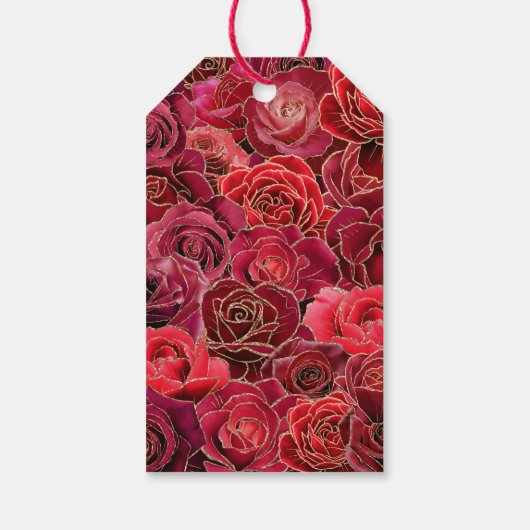 赤、白、キンチェアニェラ記念ギフトタグ ギフトタグ (裏面)