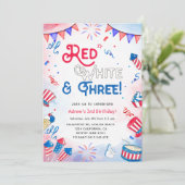 赤・白・三 – 7月3日4日 招待状 (スタンド正面)