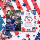 赤・白・二の7月2日フォトバースデーパーティー 招待状