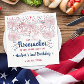 赤、白、二!7月2日の誕生日(4日) スタンダードカクテルナプキン