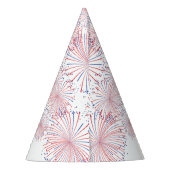 赤、白、二!7月2日の誕生日(4日) パーティーハット (裏面)