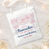 赤、白、二!7月2日の誕生日(4日) フェイバーバッグ (クリップ留めされた状態)