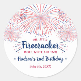 赤、白、二！7月2日の誕生日（4日） ラウンドシール