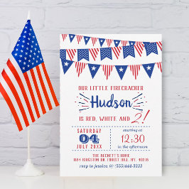 赤、白、二！7月2日の4日パーティー 招待状