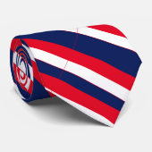 赤・白・真夜中の大統領のストライプネクタイ ネクタイ (ロール)