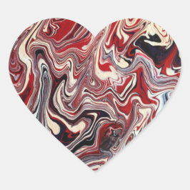 赤、白、紫 ハートシール