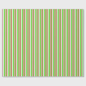 赤、白、緑のクリスマスをテーマにした裏模様 ラッピングペーパー (フラット)