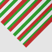 赤、白、緑の各ストライプ色 薄葉紙 (詳細)