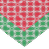 赤、白、緑の各ダイヤモンドのパターン テーブルクロス (アングル)